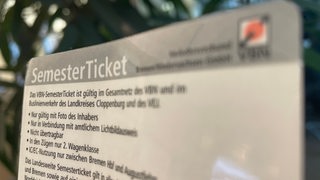Ein Semesterticket des VBN