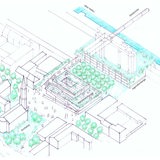 Ein Architektenentwurf zeigt, wie das Gebäude auf dem Karstadt-Gelände in Bremerhaven in Zukunft aussehen könnte