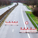 Die A27 ist für den Verkehr gesperrt.