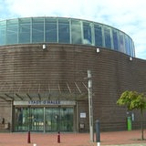 Das Eingangsportal der Bremerhavener Stadthalle