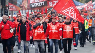 Stahlarbeiter streiken