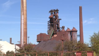 Hochofen des Stahlwerks Bremen.