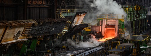 Stahlproktion im Bremer Stahlwerk von ArcelorMittal.