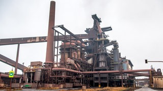 Das Bremer Stahlwerk von Arcelor Mittal.
