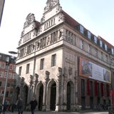 Zu sehen ist das Stadtmusikanten uns Literaturhaus in Bremen.