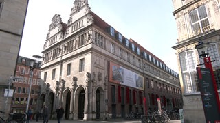 Zu sehen ist das Stadtmusikanten uns Literaturhaus in Bremen.