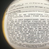Großaufnahme eines Steuerbescheids
