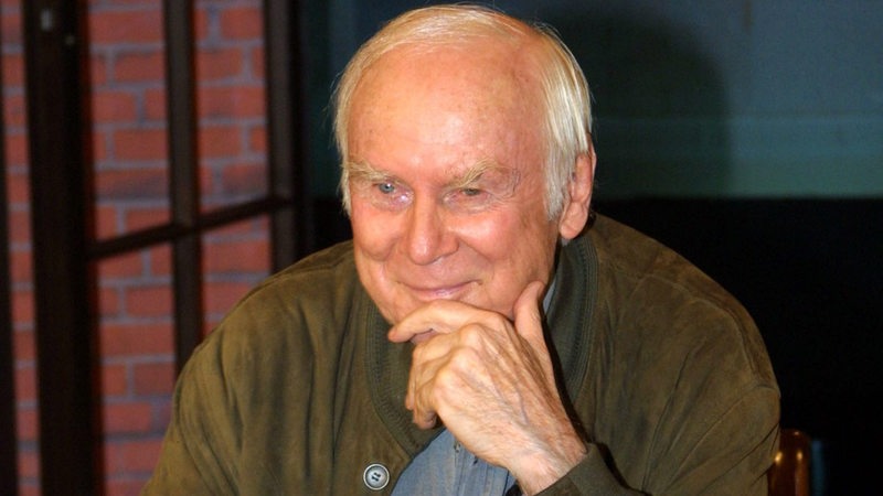 Porträt von Loriot an seinem 80. Geburtstag 2003