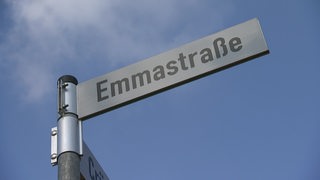 Straßenschild Emmastraße