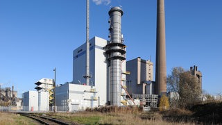 Das Gas- und Dampfturbinenkraftwerk (GuD), Bremen Mittelsbüren.