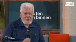 Klaus Boehnke zu Gast im Studio von buten un binnen.