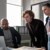 Mads Andersen (Dar Salim), Linda Selb (Luise Wolfram), Liv Moormann (Jasna Fritzi Bauer, vlnr.) ermitteln akribisch