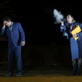 Szenenbild des Theaterstücks "Die Erfindung des Jazz im Donbass" am Theater Bremen.