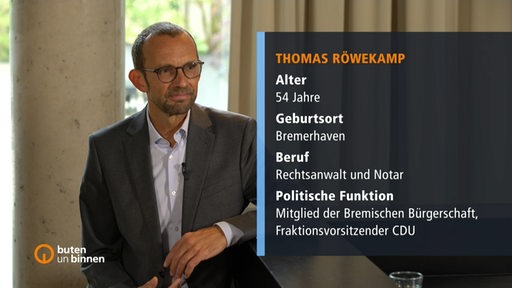 Thomas Röwekamp während eines Interviews