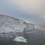 Der riesige Thwaites-Gletscher in der Antarktis