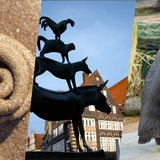 Eine Collage aus drei unterschiedlichen Bildern aneinander gesetzt.