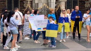Die ukrainische Gemeinde feiert in Bremen den Unabhängigkeitstag der Ukraine.