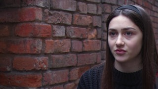 Eine junge, geflüchtete Ukrainerin im Interview.