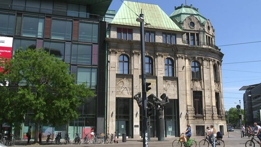 Das Gebäude der Bremer Sparkasse am Brill.