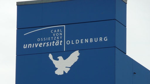 Schild Carl von Ossietzky Universität Oldenburg.