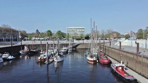 Der Vegesacker Hafen.