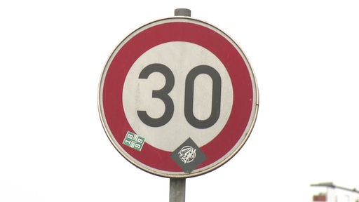 Ein "Tempo 30" Schild