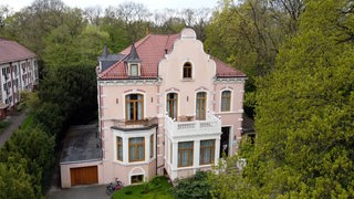 Zu sehen ist eine Villa in Walle.
