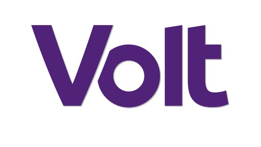 Das Logo der Partei "VOLT".