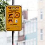 Ein Schild im Bremer Steintor-Viertel welches die Waffenverbotszone anzeigt