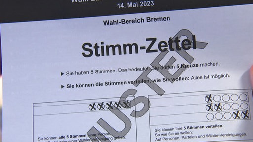 Die Wahlbescheinigungen für mehr als 450.000 Bremer Wählerinnen und Wähler werden verschickt. Das ist auch der Start der Briefwahl in Bremen.