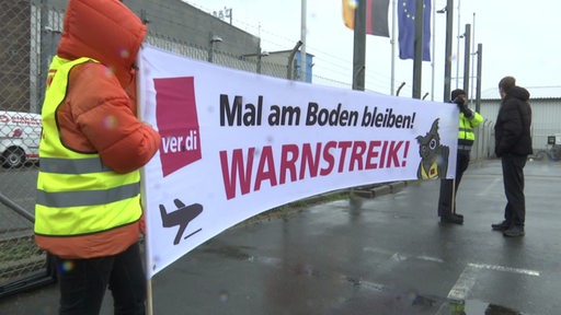 Am Flughafen Bremen streiken die Mitarbeiter.
