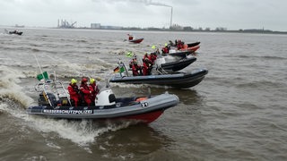 Übung der Wasserschutzpolizei