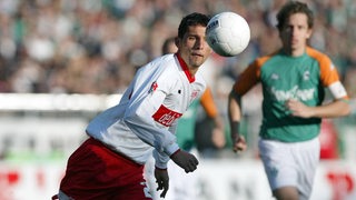 Kevin Kuranyi 2003 b3im Kopfball gegen Werder.