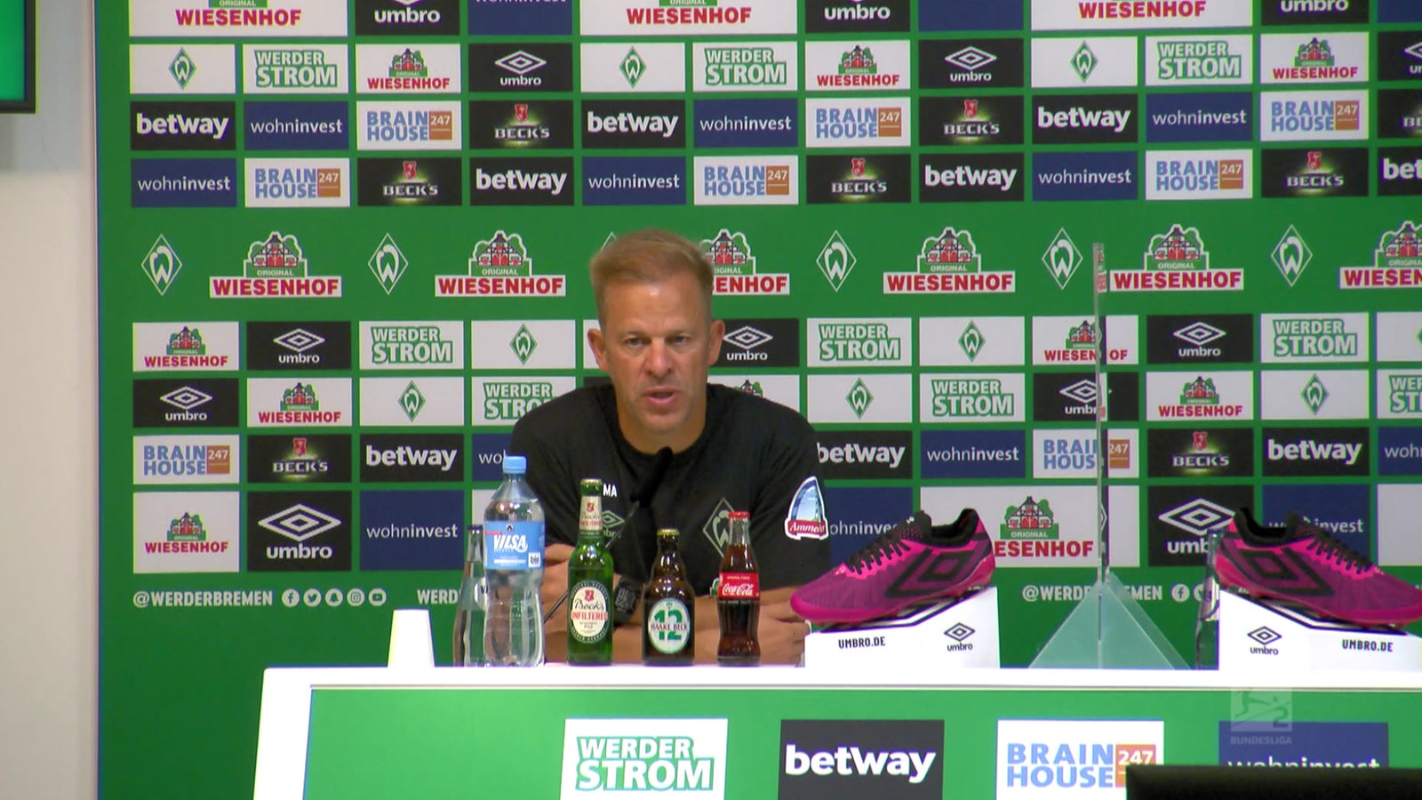 WerderCoach Anfang zum 11 gegen 96 "Wir haben den Faden