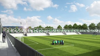 Animation des neuen Werder Leistungszentrums