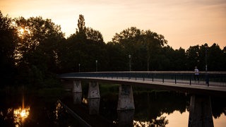 Sonnenaufgang am Werdersee in Bremen