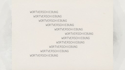 Ruth Wolf-Rehfeldt: Wortverschiebung, ohne Jahr