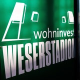 Das Logo des "Wohninvest Weserstadion"