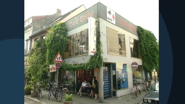 Das Eckcafé "Cafe Grün"